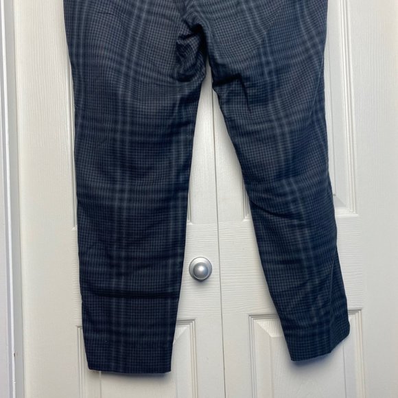 H&M Women's Gray Plaid Dress Pants Size 10 - Picture 9 of 9